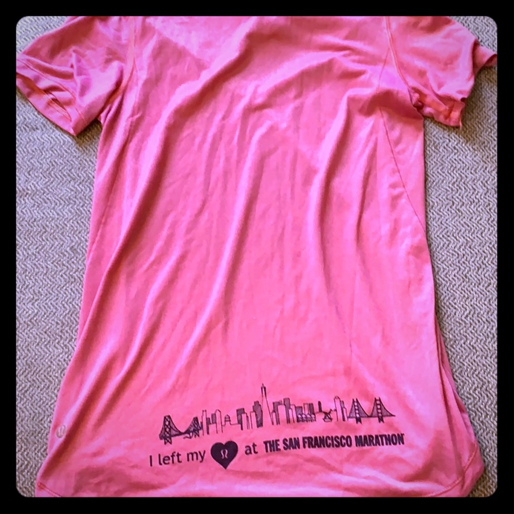 Lululemon T-shirt San Francisco marathon - 4